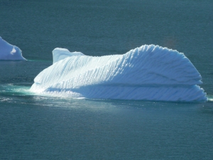 Iceberg after it flips