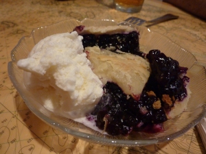 Wonderful blueberry pie